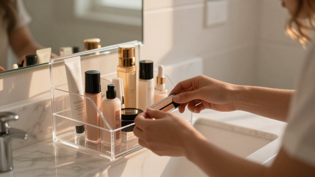 compact makeup organizers