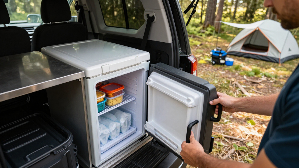 electric cooler fridge freezer for overlanding