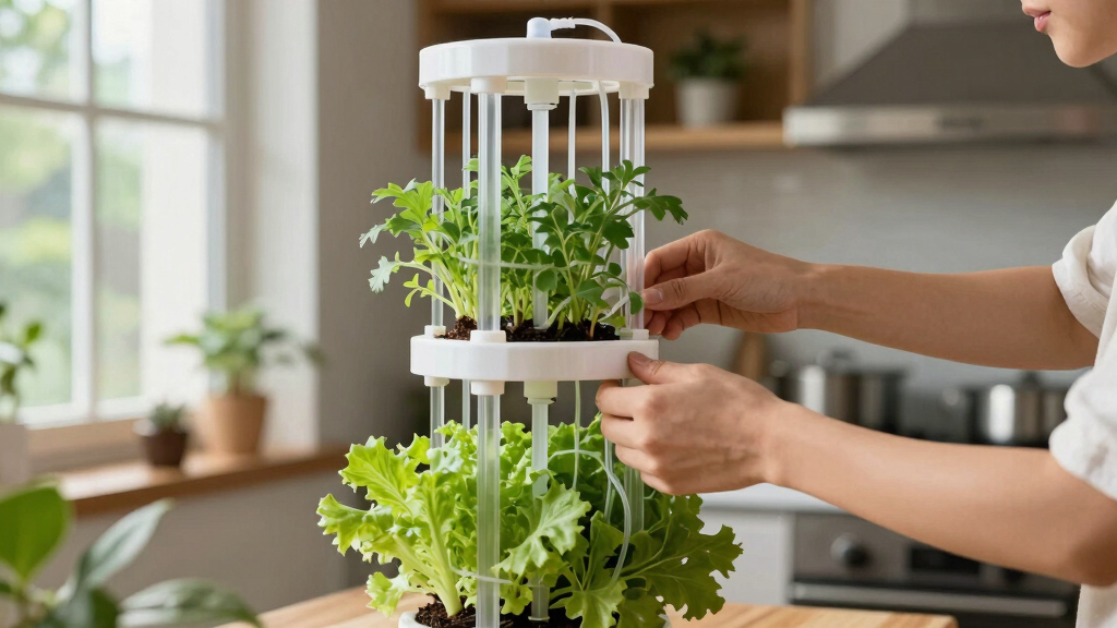 best rotating vertical hydroponic tower