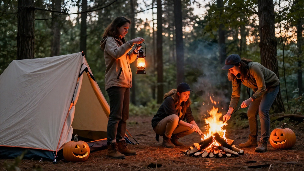 Halloween camping lanterns