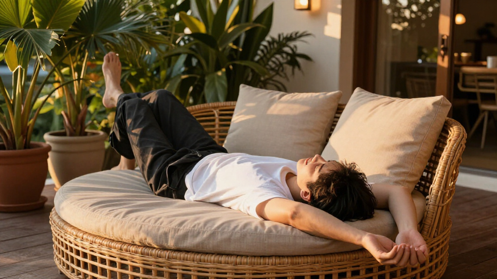 rattan patio daybeds