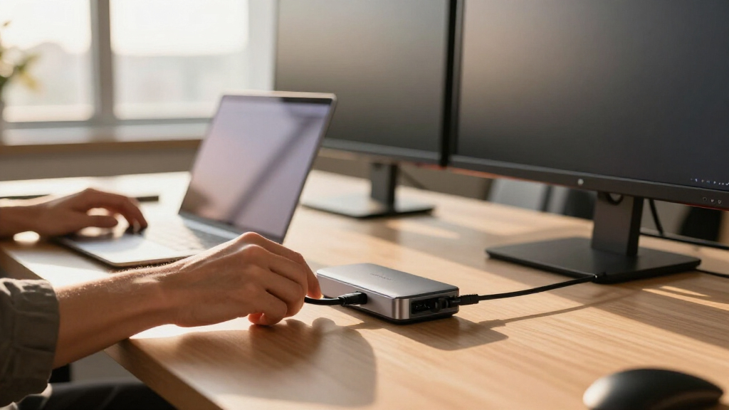 docking stations for dual monitor setups