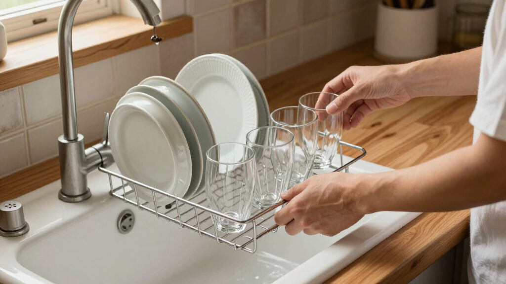 drying rack for farmhouse sink
