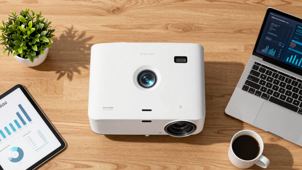 projector for classroom data visualization