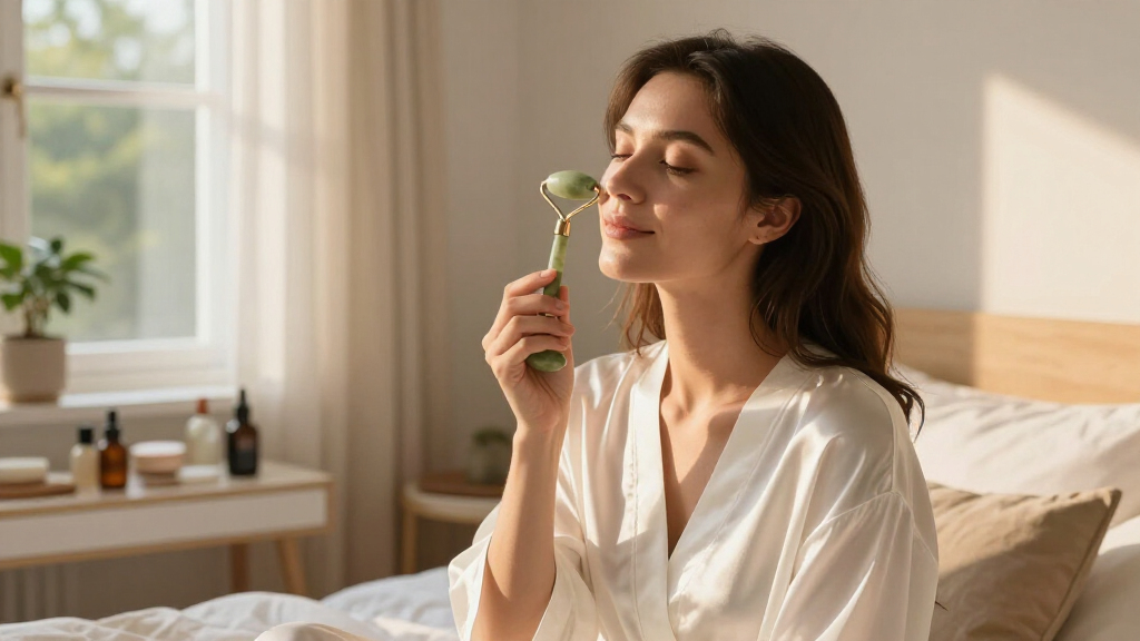 jade rollers for facial lymphatic drainage