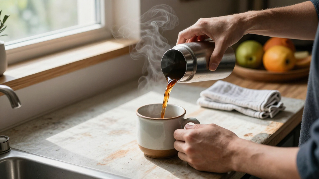 Thermobecher und Trinkflaschen