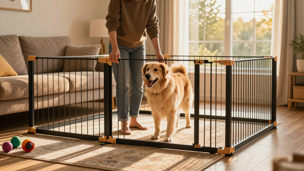 best extra-wide freestanding pet gate premium