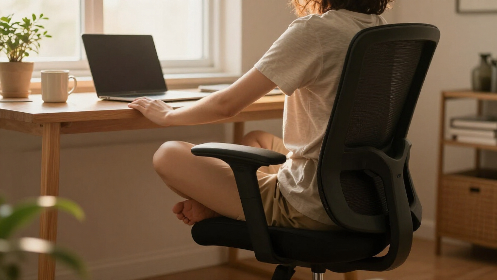 cross legged office chair