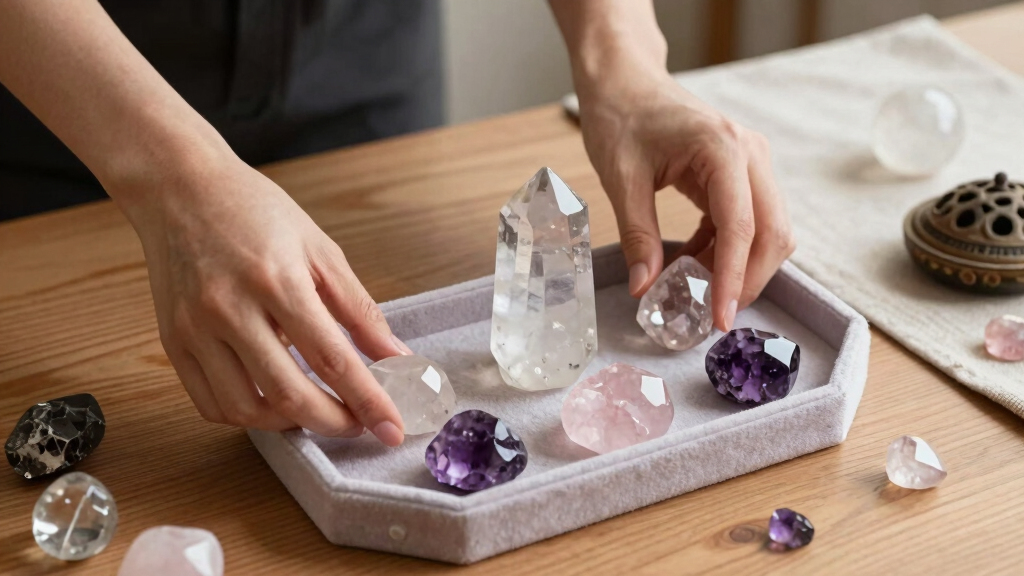 crystal healing sets