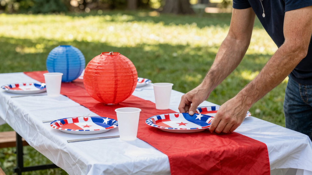 patriotic outdoor party supplies