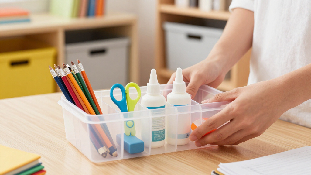 school supplies organizers