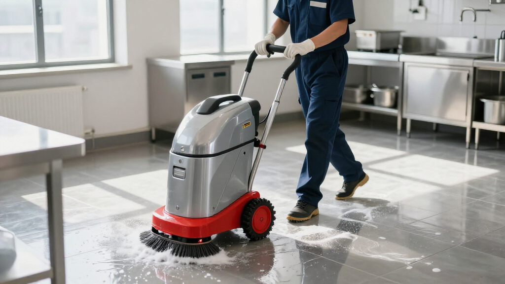 commercial floor scrubber machines