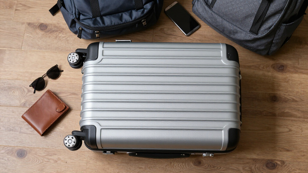 best premium check-in suitcase with aluminum shell