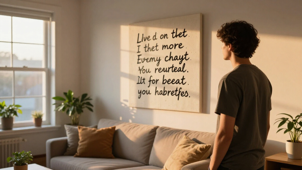 motivational quote wall art
