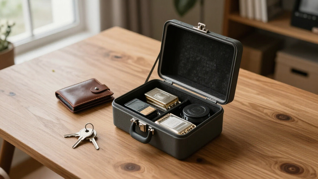 portable fireproof box