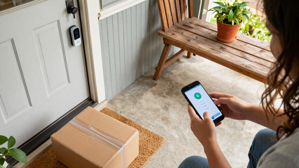 smart video doorbells with package detection