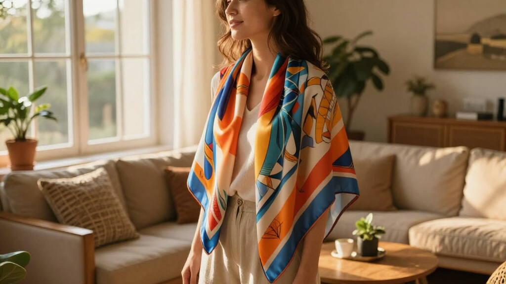 womens silk scarves