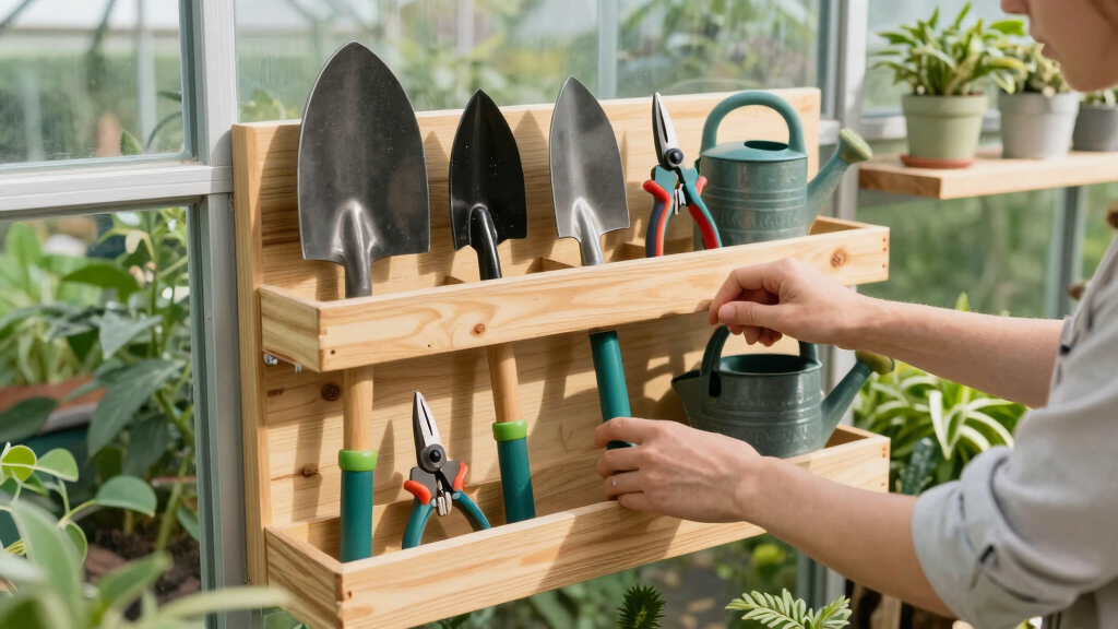 garden tool storage organizers