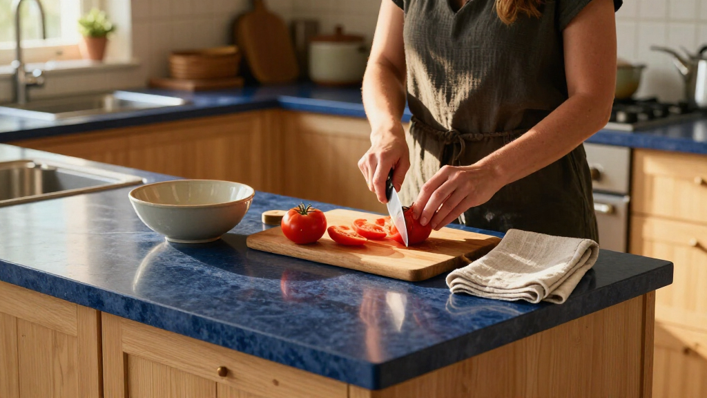best blue kitchen countertops