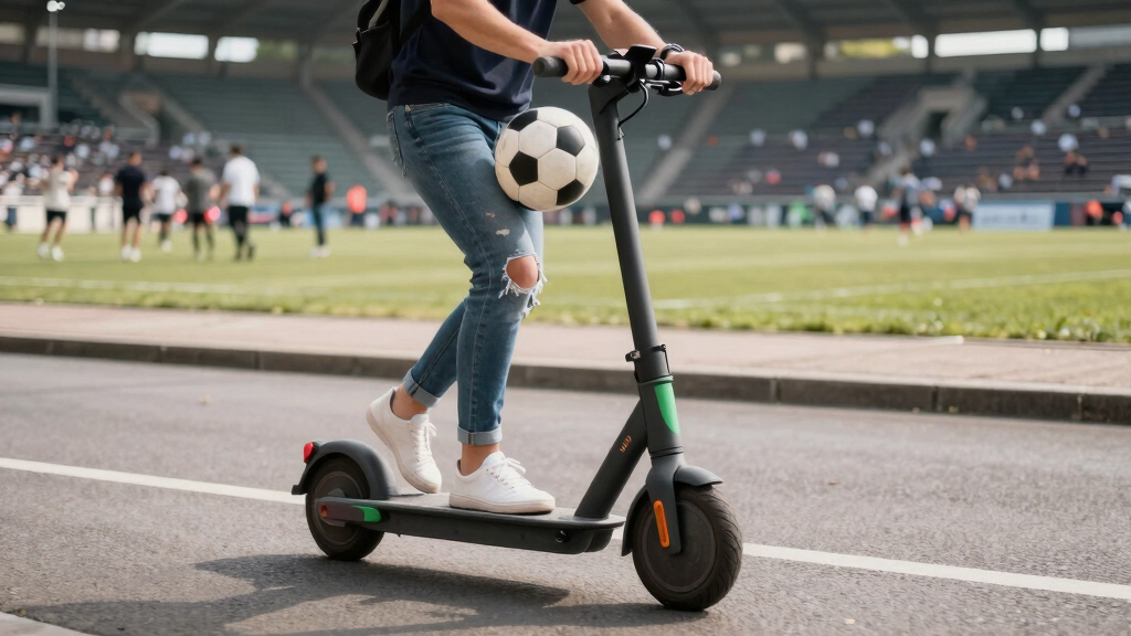 electric scooters for soccer fans