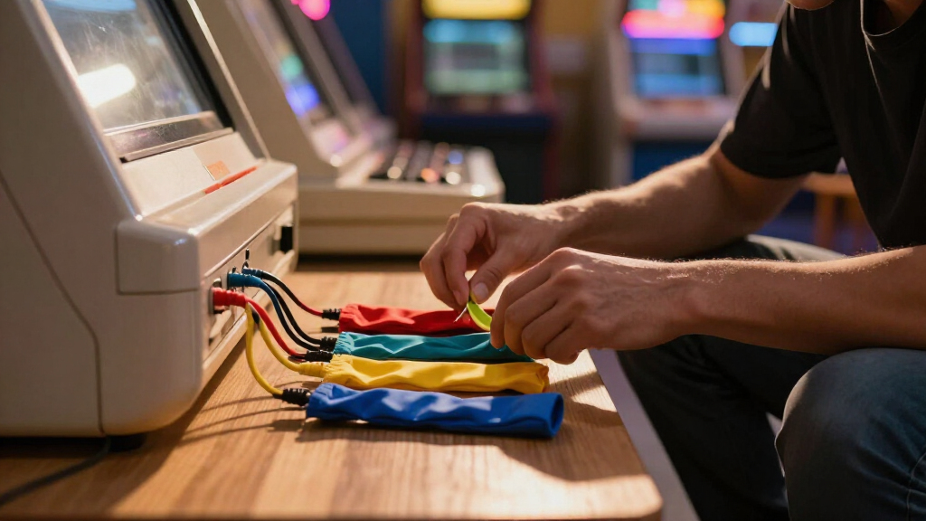 arcade cabinet cable management kit