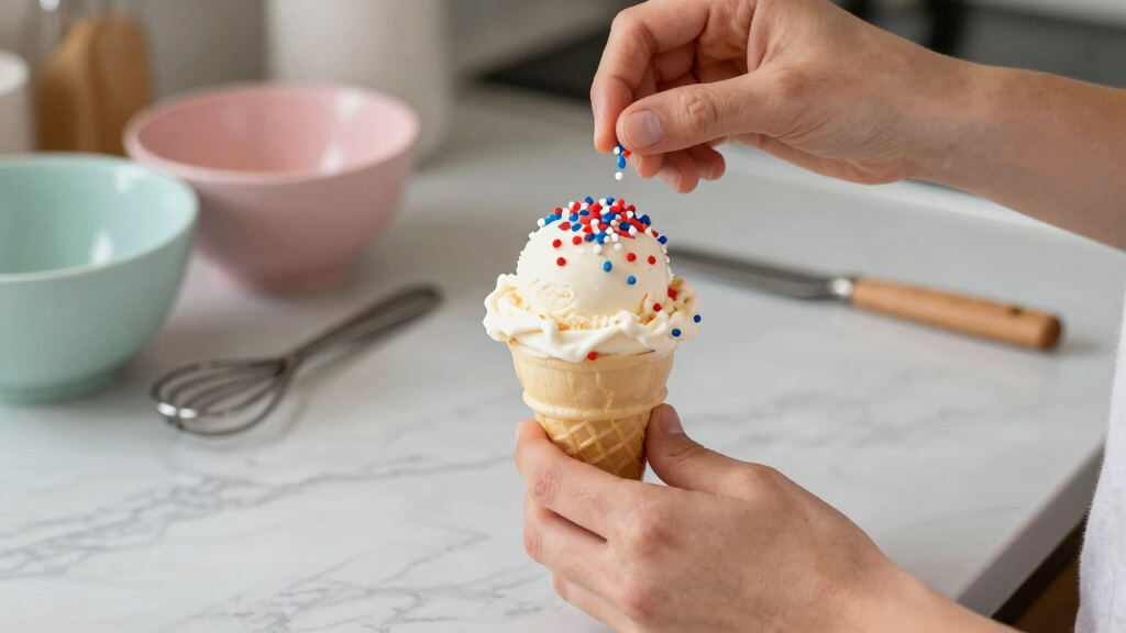patriotic dessert sprinkles
