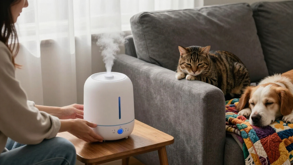 humidifier for dry air and pet comfort