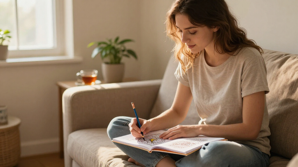 stress relief adult coloring books