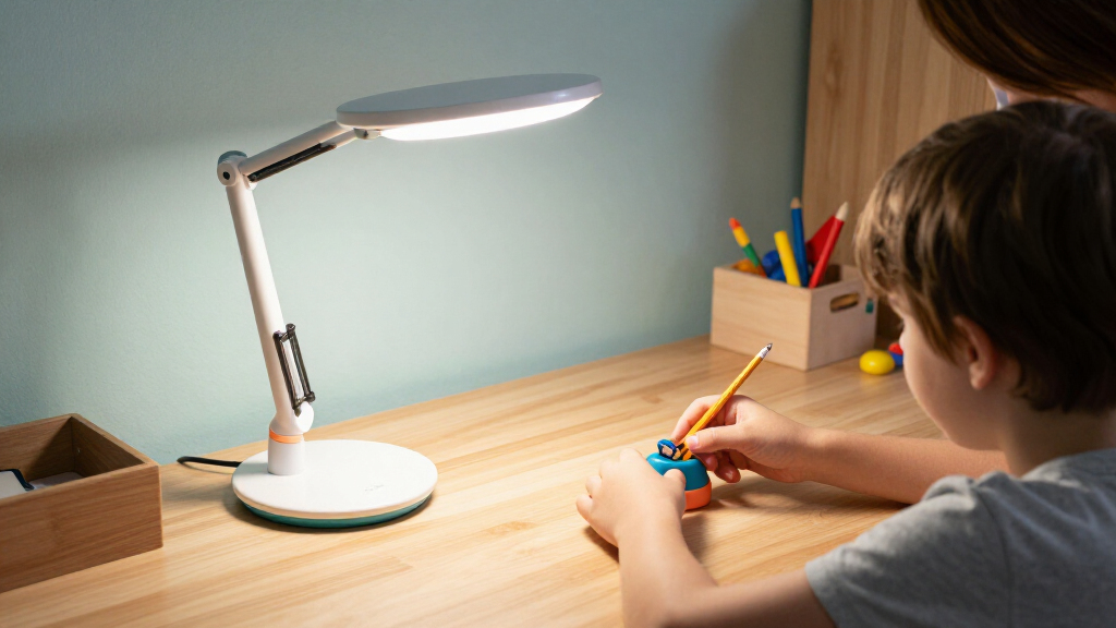 kids' study desk lamps