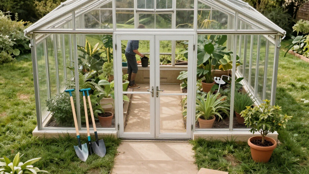 best greenhouse kits with wide entry doors