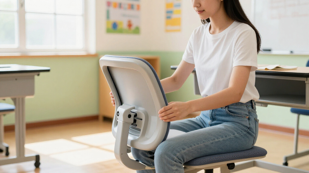 ergonomic school desk chairs