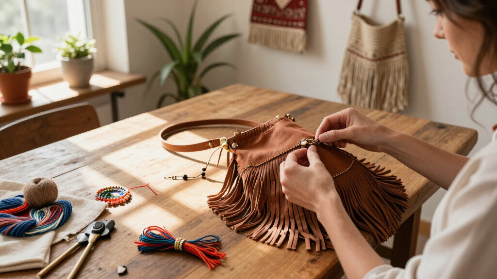 boho fringe bags