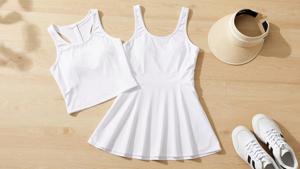 best white tennis dresses
