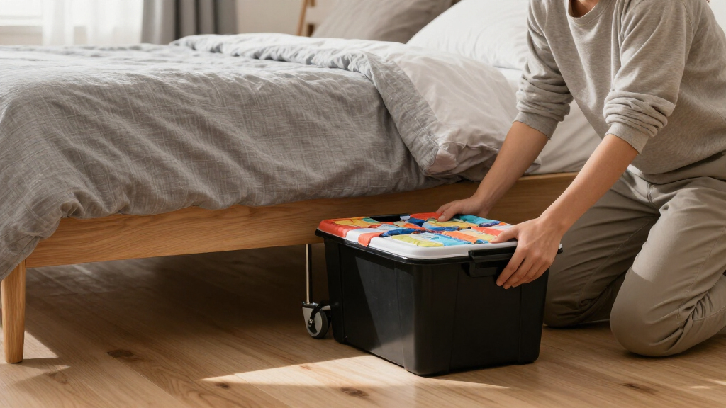 under bed storage containers with wheels