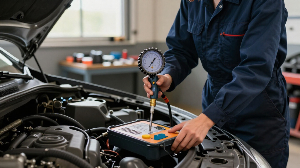 vacuum gauge kit for engine diagnostics