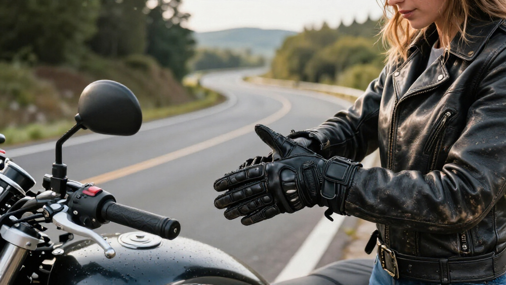 motorcycle riding gloves