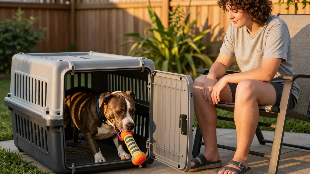 best dog crates for pitbulls heavy chewers