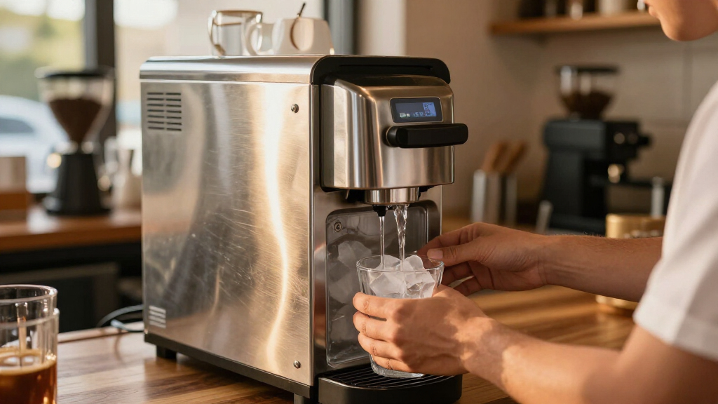 high ticket commercial ice machine for a home coffee bar