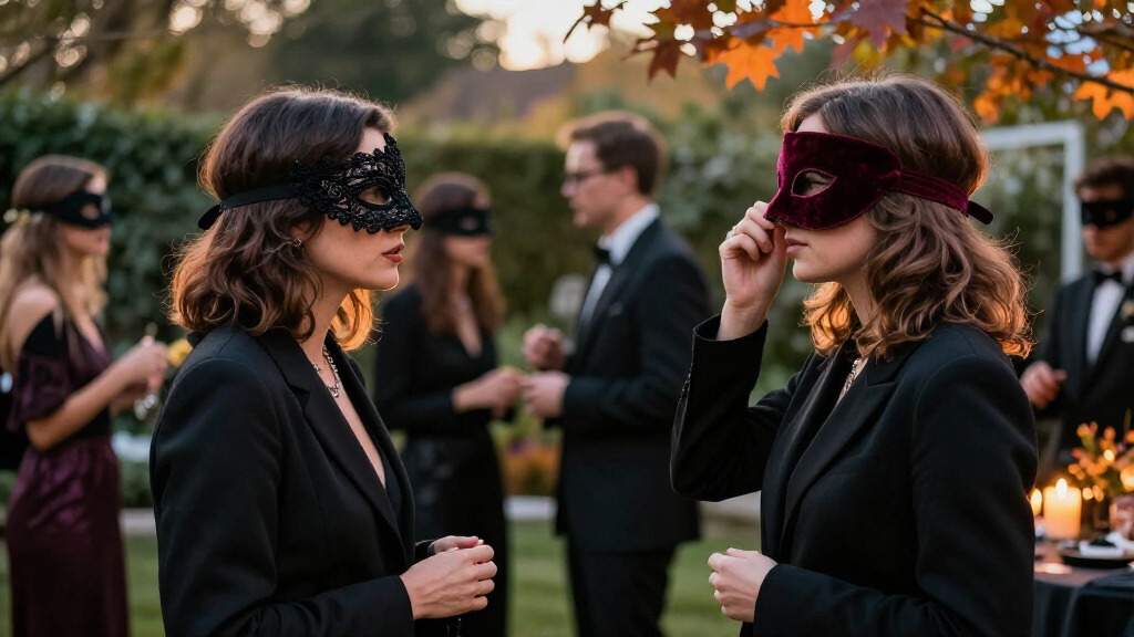 Halloween masquerade masks for adults