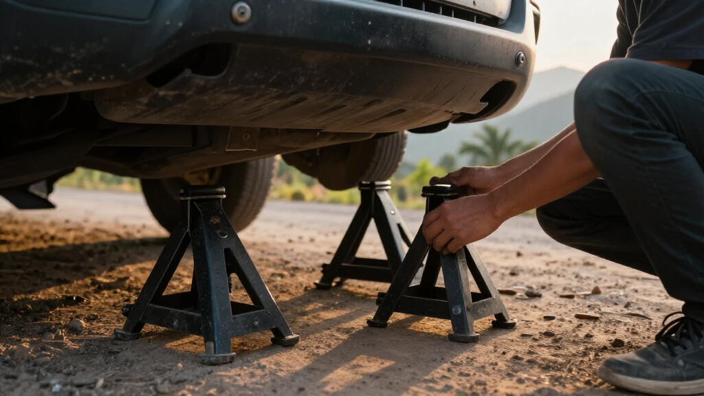 best heavy-duty jack stands for road trip vehicle maintenance