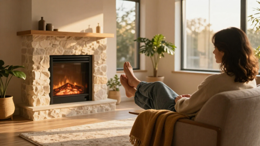 best electric fireplace heater for relaxation corner