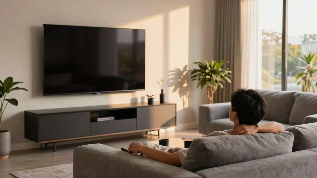 large wall-mounted TVs