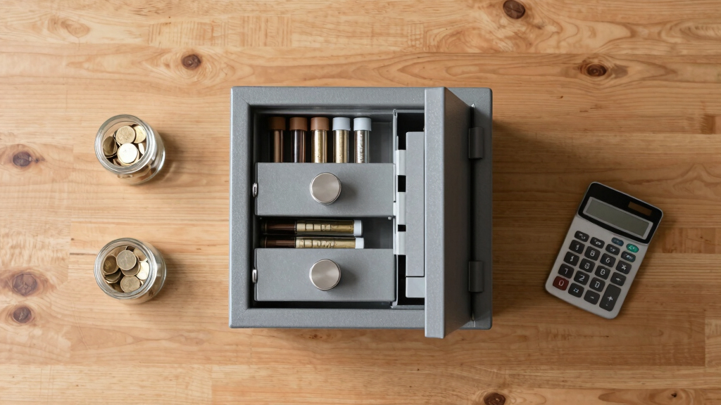 best safe with pull-out drawers for coin tubes
