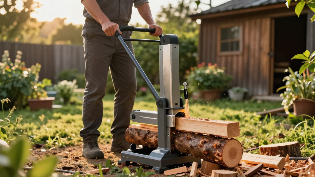 best electric log splitter for home firewood