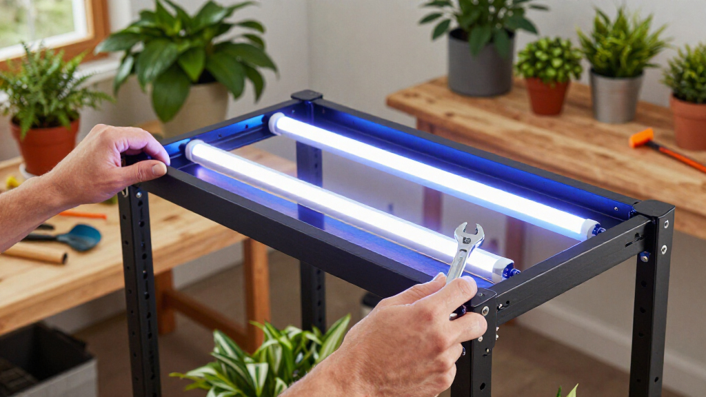 best heavy duty grow shelf with lights