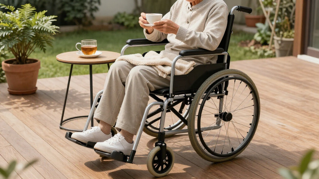 wheeled geriatric recliner chairs