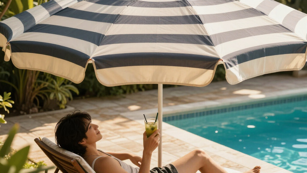 pool umbrellas