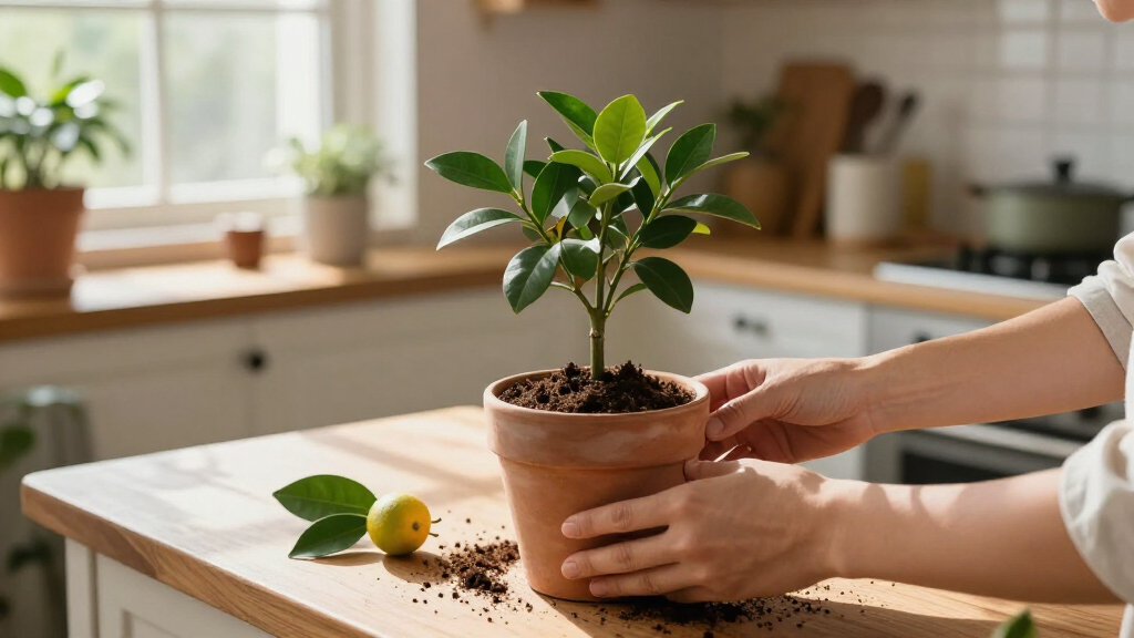 planters for dwarf citrus indoors