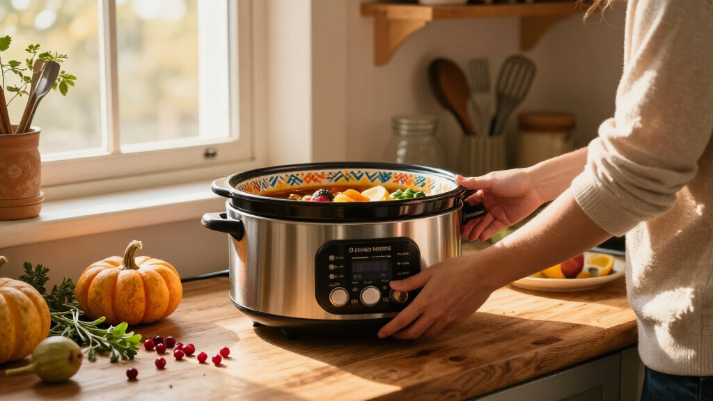 programmable slow cooker for holiday cooking