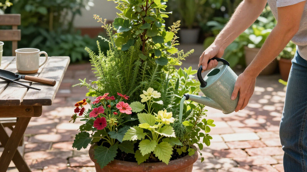 outdoor wall planter vertical